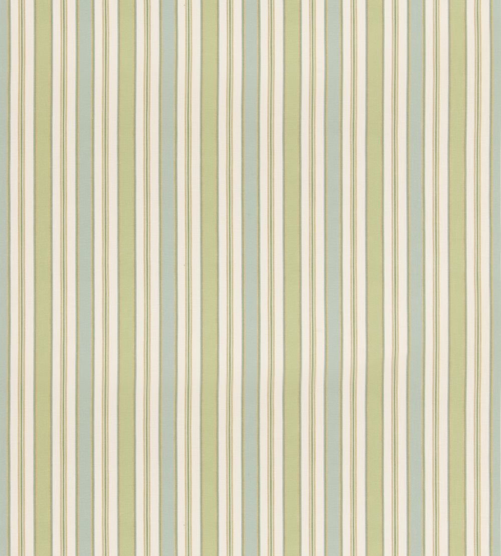 Melbourne Stripe Fabric by GP & J Baker Aqua/Green