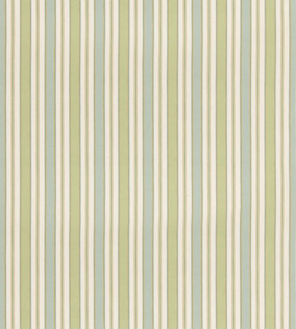 Melbourne Stripe Fabric by GP & J Baker Aqua/Green