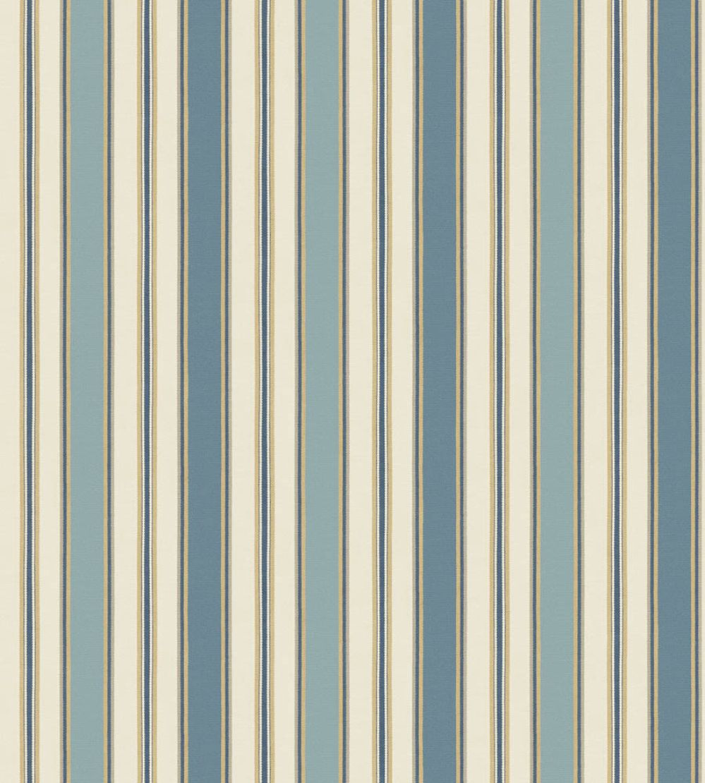 Melbourne Stripe Wallpaper by GP & J Baker Blue
