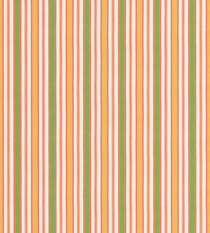 Melbourne Stripe Fabric by GP & J Baker Emerald/Yellow