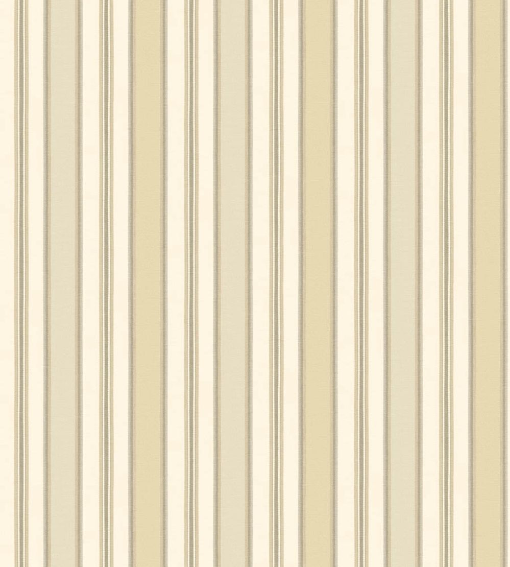 Melbourne Stripe Wallpaper by GP & J Baker Stone