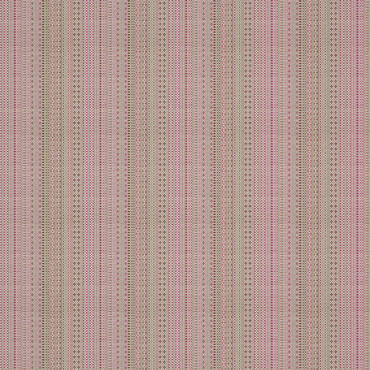 Melides Stripe Pink/Green fabric by Penny Morrison