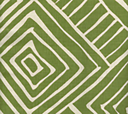 Melinda Avocado fabric by Alan Campbell