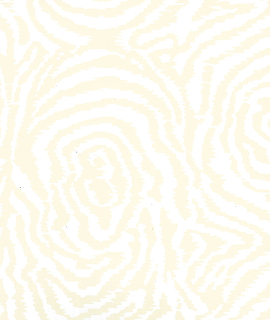 Meloire Reverse White on Off White wallpaper by Alan Campbell