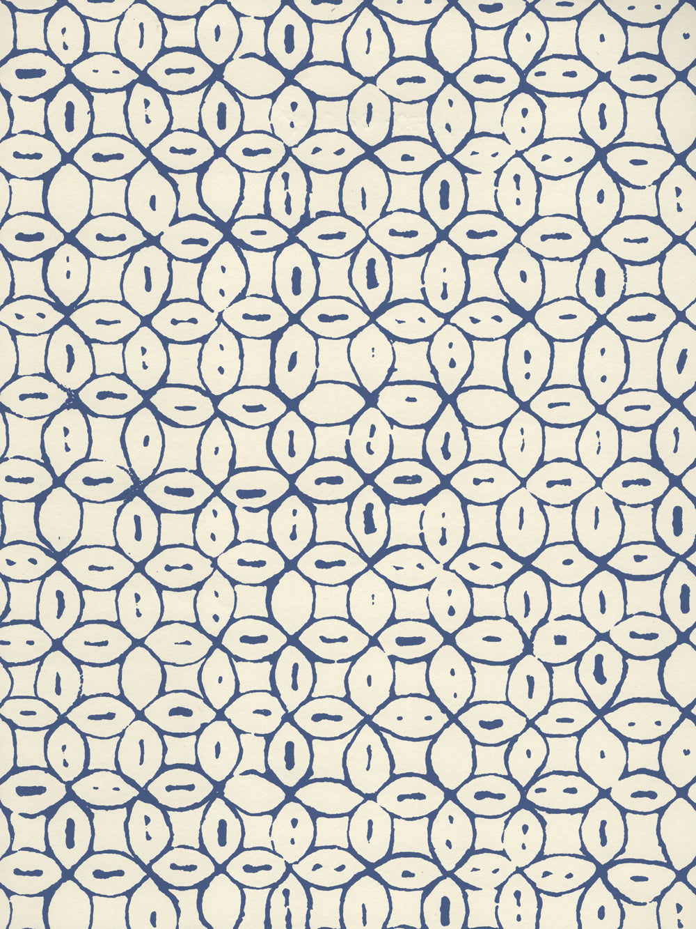 Melong Batik New Navy on Off White wallpaper by China Seas