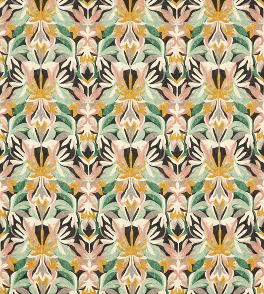 Melora Outdoor Fabric by Harlequin Blush/Eucalyptus/Sand