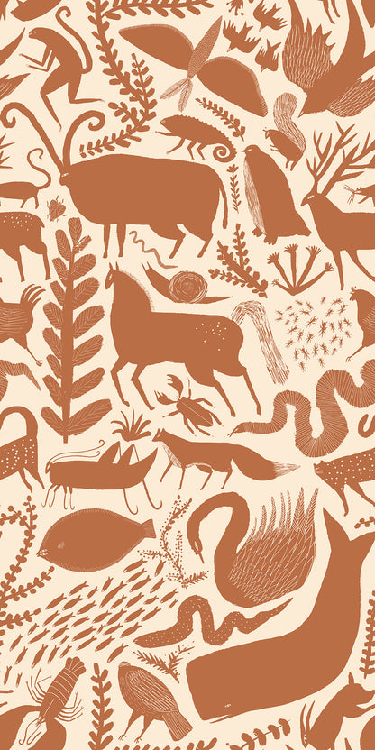 Menagerie Fox mural by Bien Fait