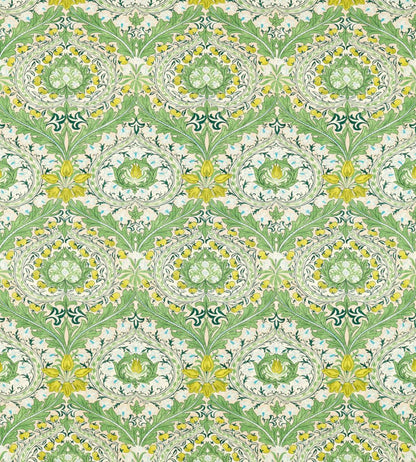 Merton Fabric by Morris & Co Leaf Green/Sky