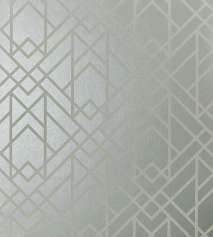 Metro Wallpaper by 1838 Wallcoverings Soft Grey