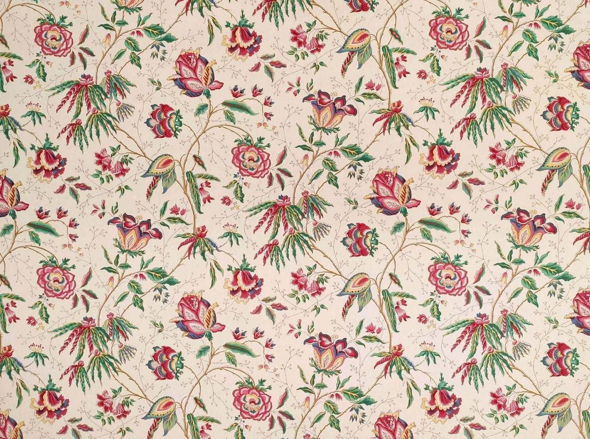 Mevlana Allover Multi Bleu fabric by Charles Burger