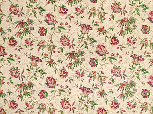 Mevlana Allover Multi Vert fabric by Charles Burger