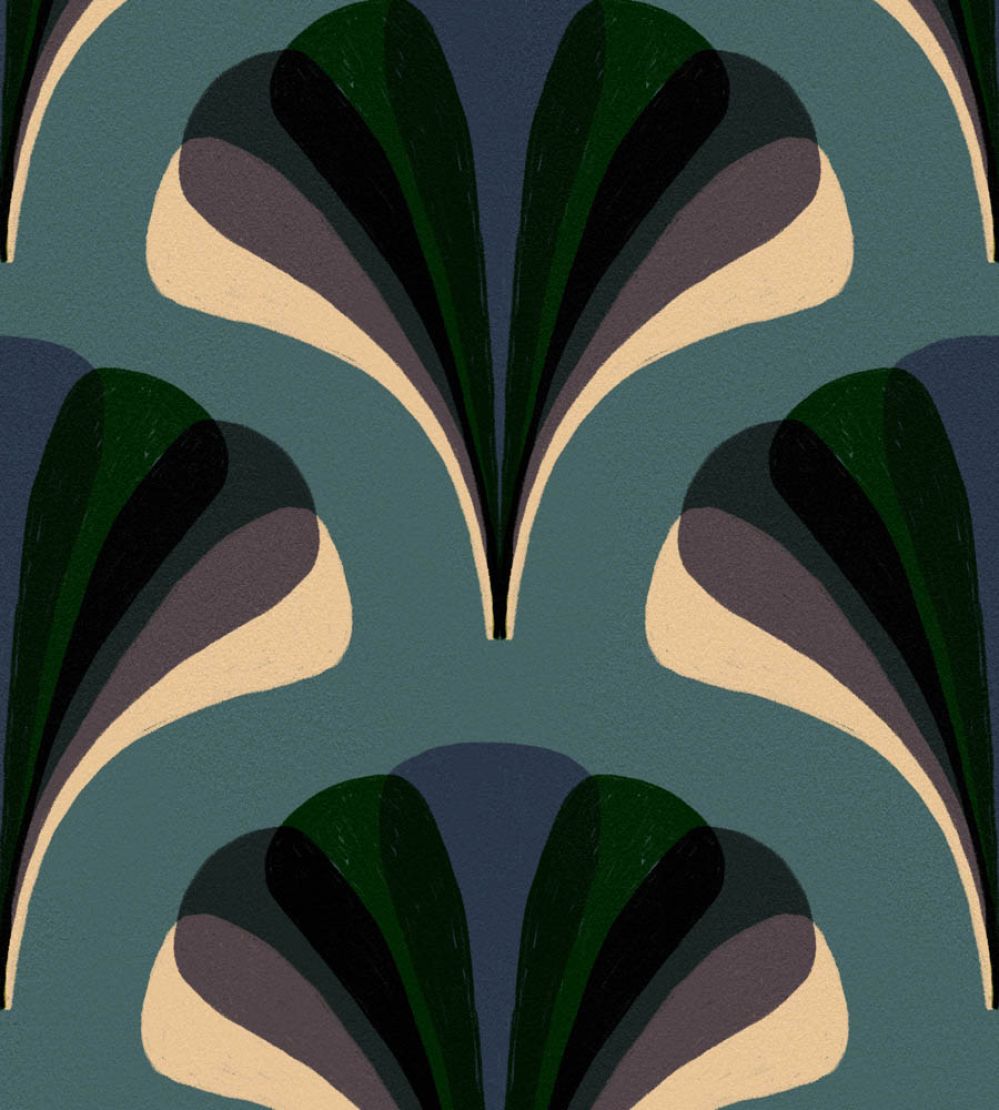 Mezzelune Wallpaper by MINDTHEGAP Kale