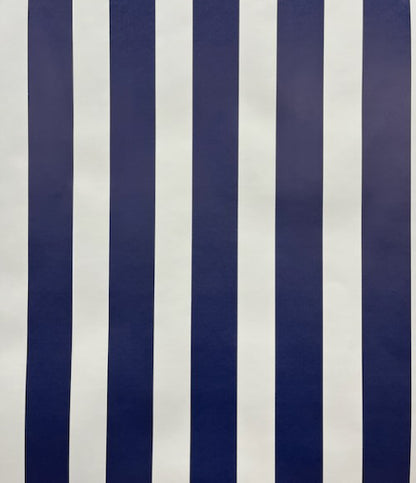 Miami Stripe Indigo Light Blue wallpaper by China Seas