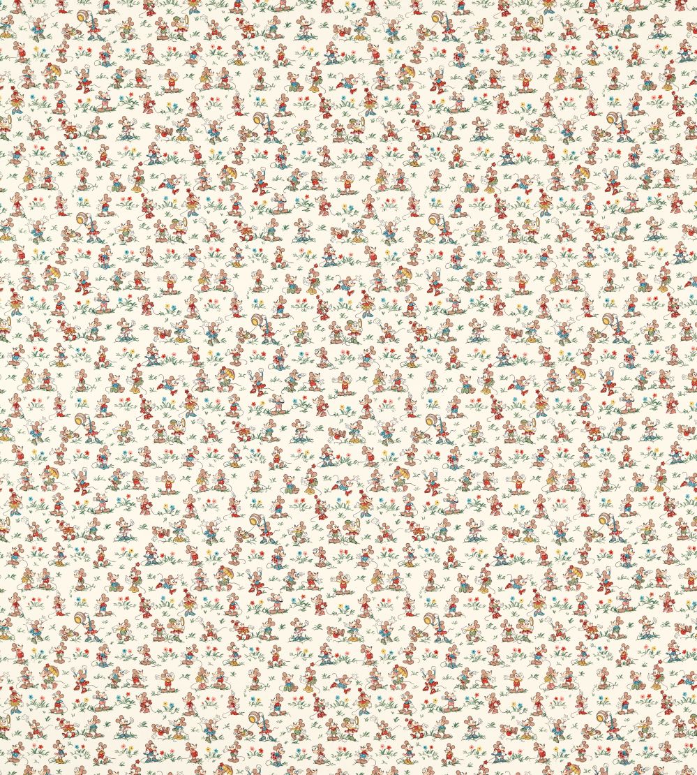 Mickey & Minnie Fabric by Sanderson Allsorts