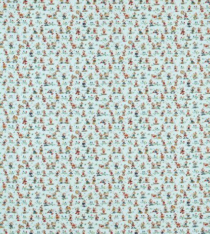 Mickey & Minnie Fabric by Sanderson Bonbon Blue