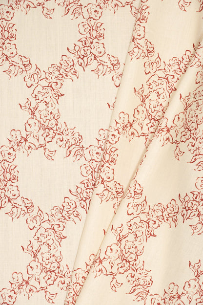 Midday Lace Fabric by Jean Monro in Green Olive