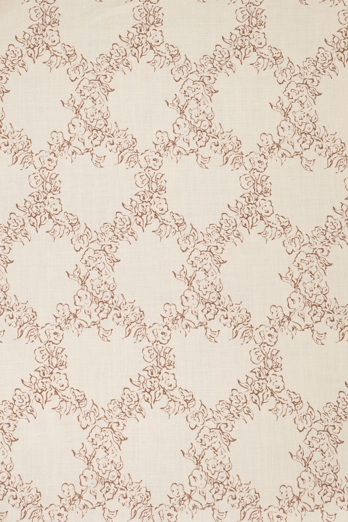 Midday Lace Fabric by Jean Monro in Unearthly Brown