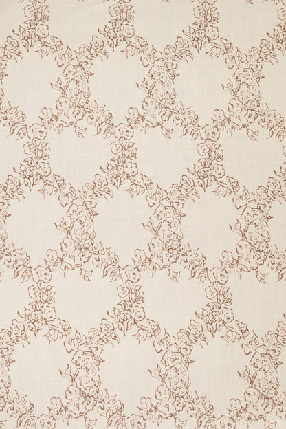 Midday Lace Fabric by Jean Monro in Unearthly Brown