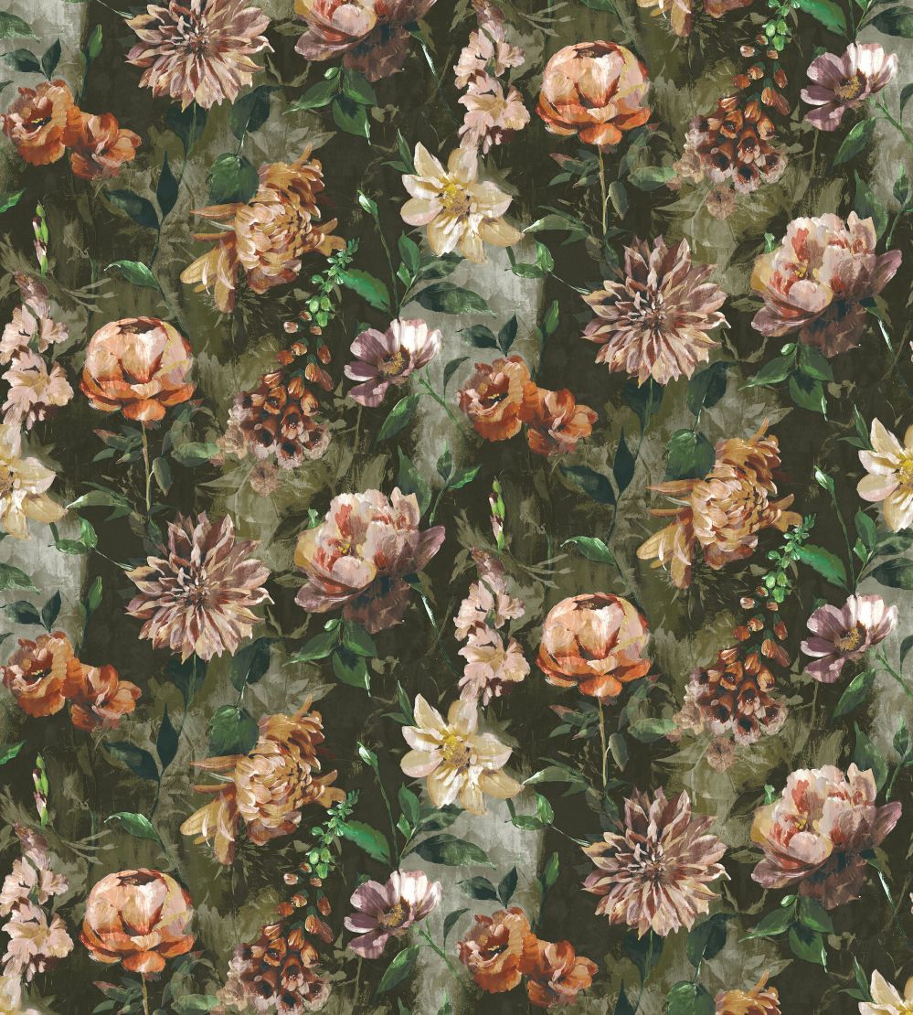 Midi Botanic Fabric by Arley House Moss