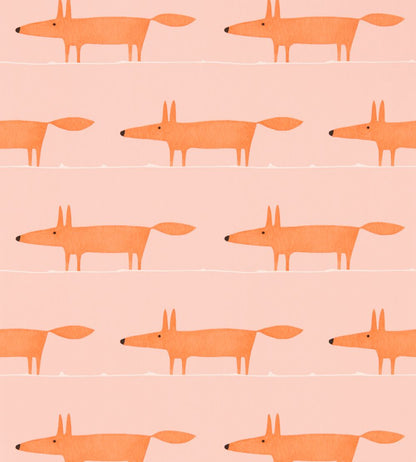 Midi Fox Wallpaper by Scion Milkshake / Rose