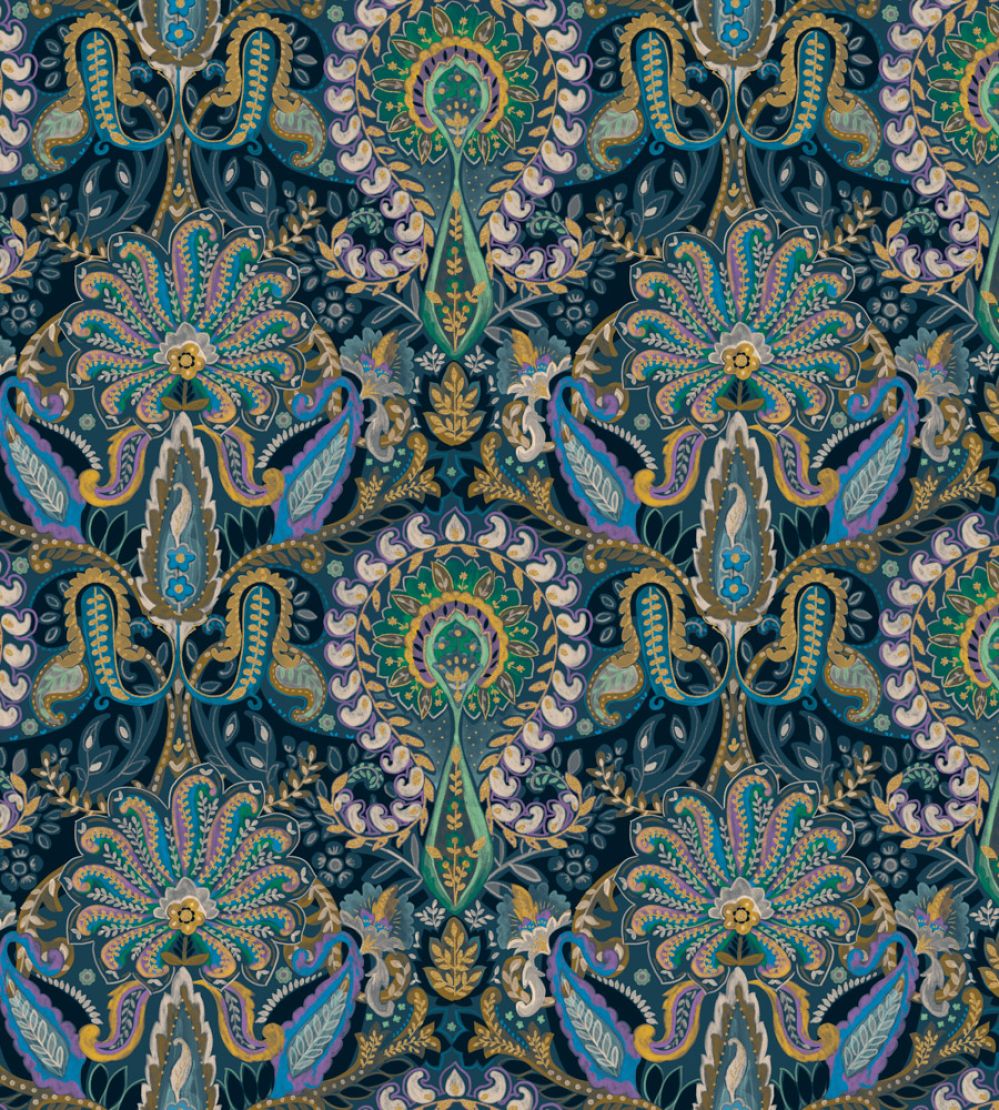 Midi Kashmir Fabric by Arley House Camassia