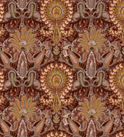 Midi Kashmir Fabric by Arley House Cinnamon
