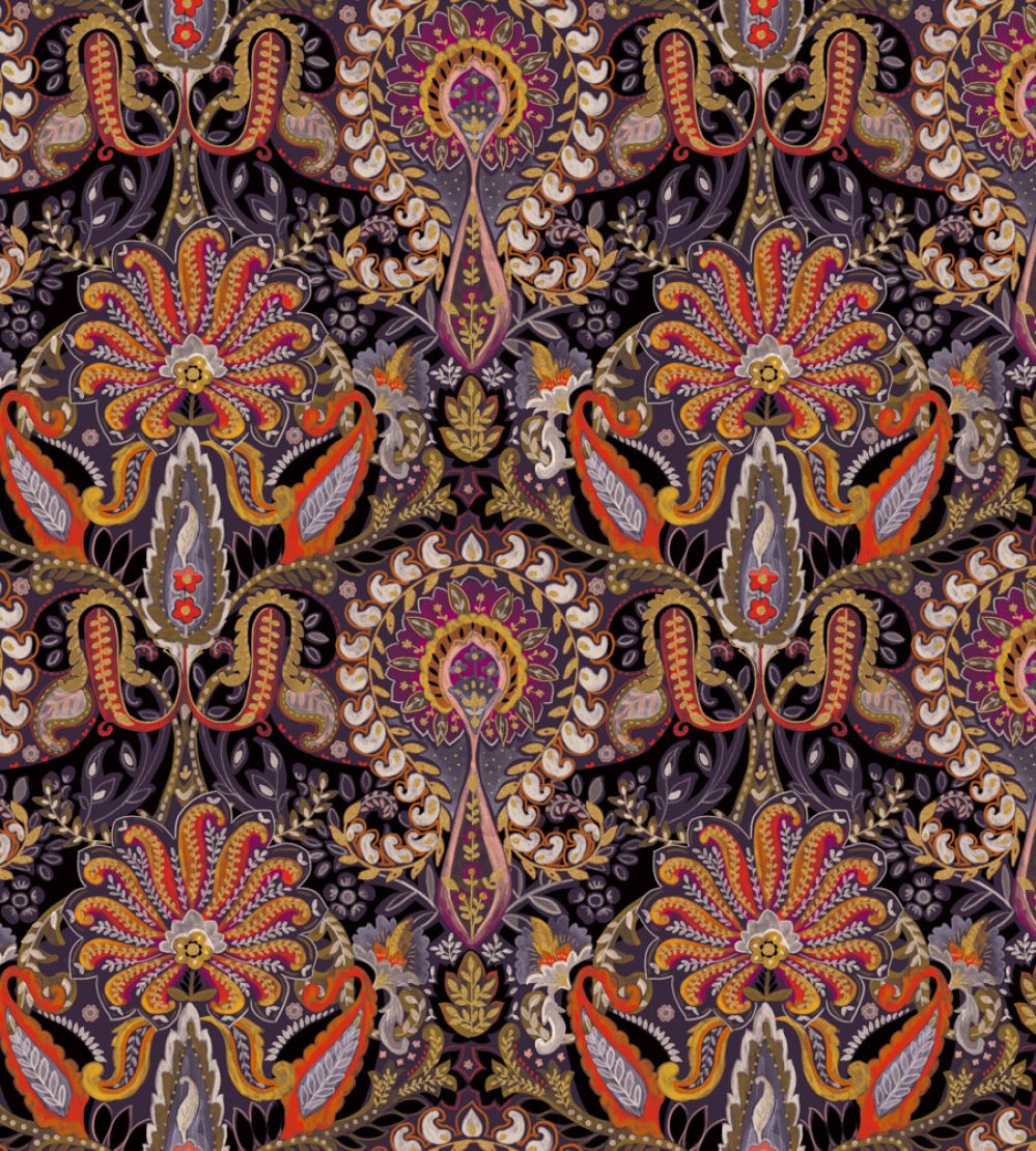 Midi Kashmir Fabric by Arley House Fig