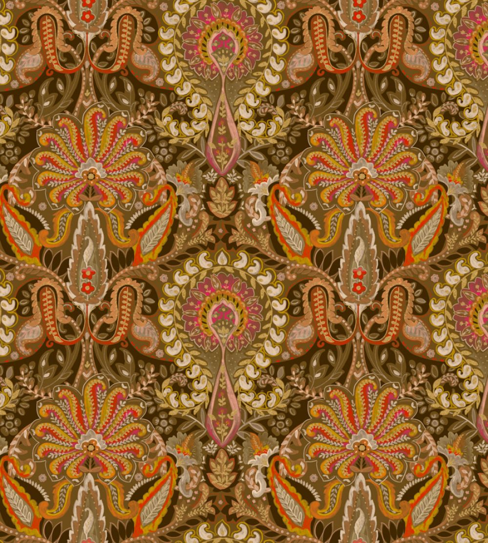 Midi Kashmir Fabric by Arley House Saffron