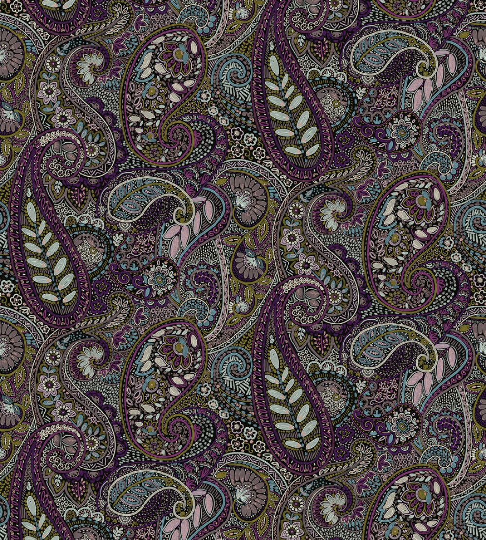 Midi Pashmina Fabric by Arley House Jacaranda