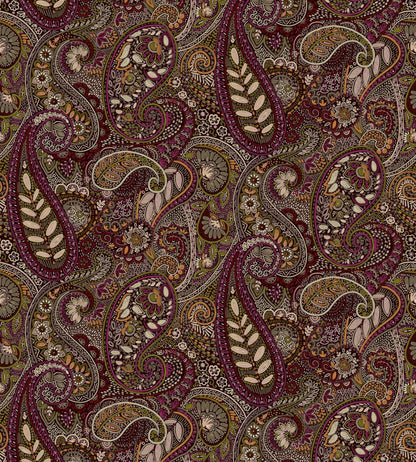 Midi Pashmina Fabric by Arley House Pomegranate
