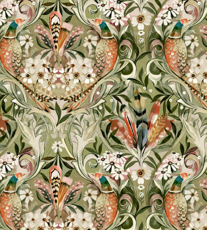 Midi Rostherne Fabric by Arley House Pine