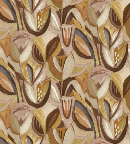 Midi Tulpen Fabric by Arley House Almond