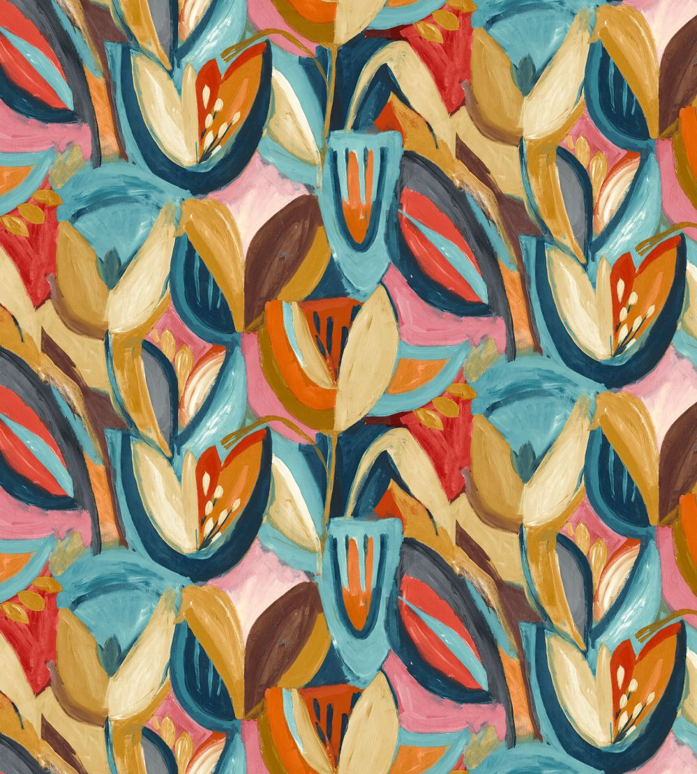 Midi Tulpen Fabric by Arley House Cocktail