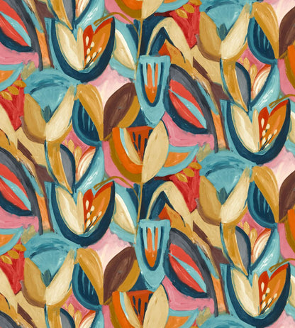 Midi Tulpen Fabric by Arley House Cocktail