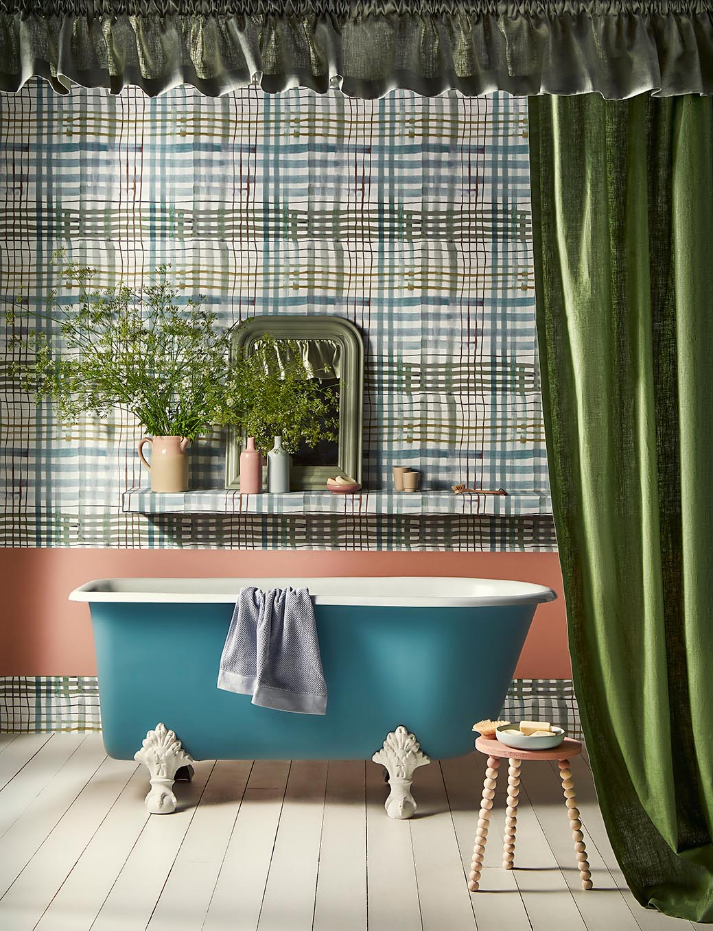 Midsommar Wallpaper by Pierre Frey shown in a room setting (view 1)