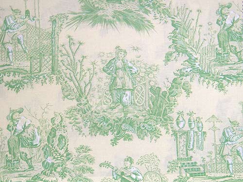 Mikado Fabric by Titley & Marr in Green