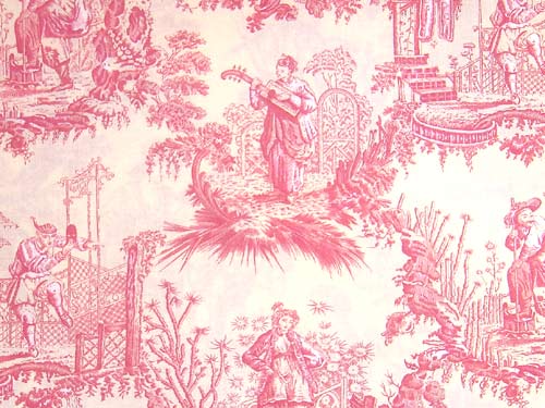 Mikado Fabric by Titley & Marr in Geranium