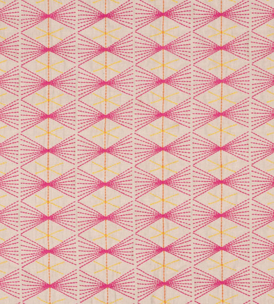 Mikado Fabric by Christopher Farr Cloth Hot Pink