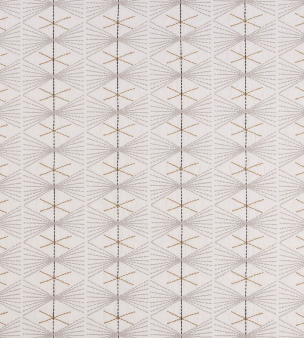 Mikado Fabric by Christopher Farr Cloth Smoke