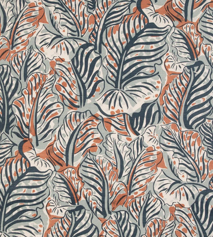 Mille Feuilles Fabric by Christopher Farr Cloth Terracotta