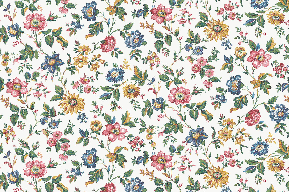 Mille Fleurs Wallpaper by Nicole Fabre | The ReBorn House