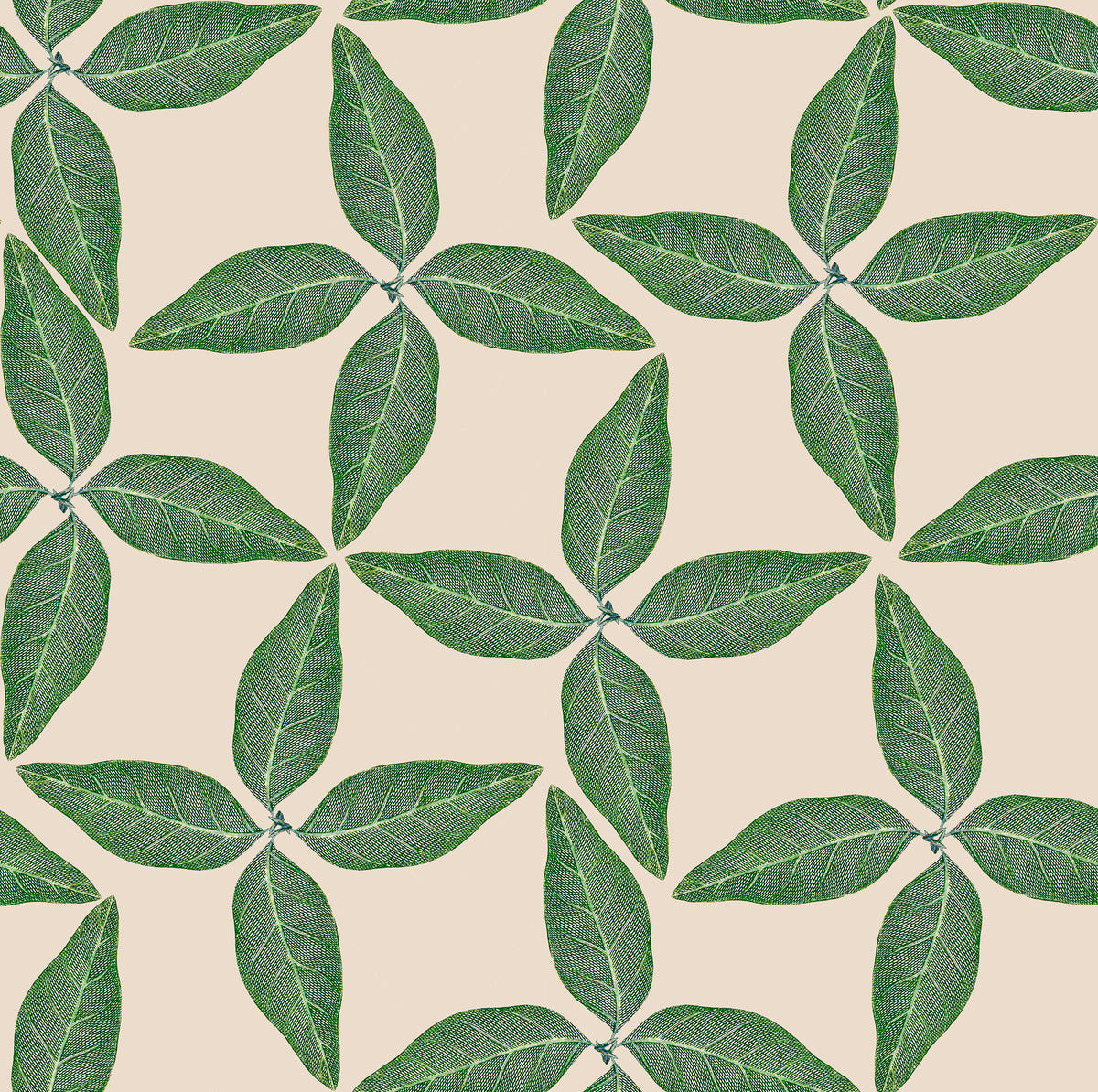 Millefeuille Silk mural by Bien Fait