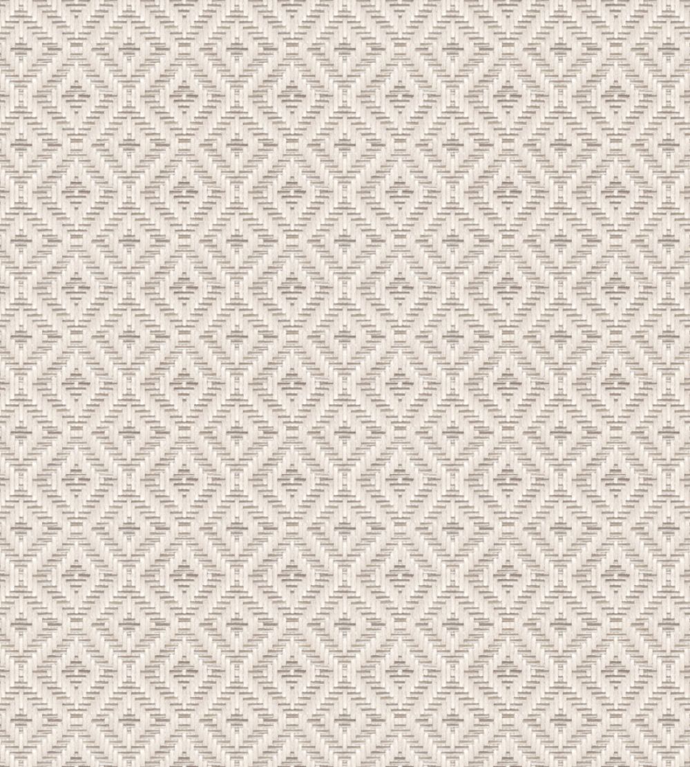 Mimbre Wallpaper by Coordonne White/Grey