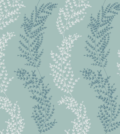 Mimosa Trail Wallpaper by Ohpopsi Teal