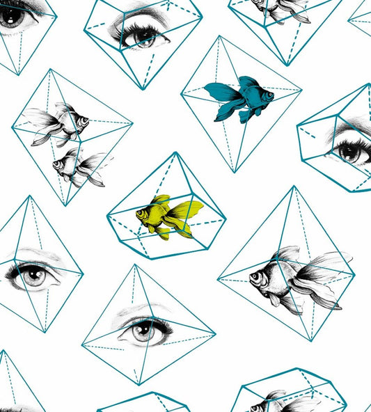 Fish Eye Wallpaper by MINDTHEGAP Aqua