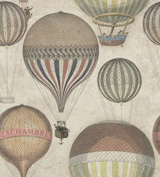 Hot Air Wallpaper by MINDTHEGAP Brown Multi
