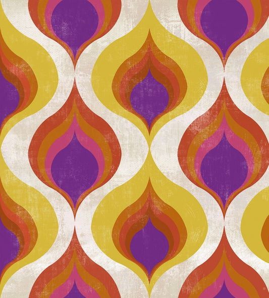 Ottoman Pattern Wallpaper by MINDTHEGAP Red