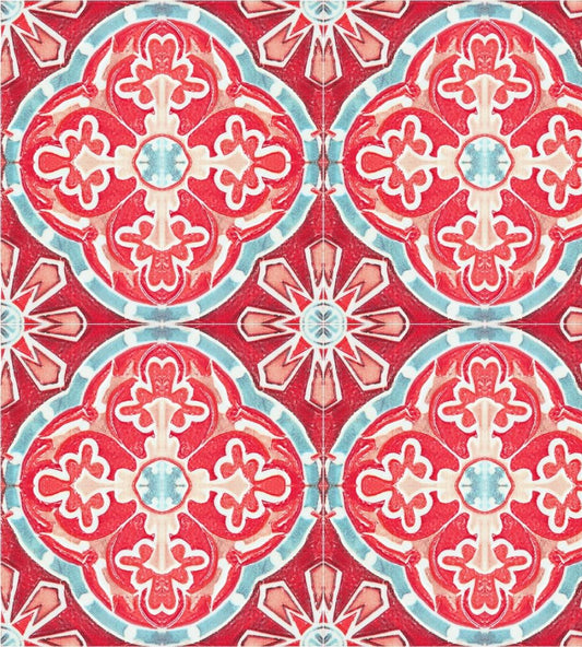 Rufous Tile Wallpaper by MINDTHEGAP Red