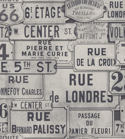 Street Signs Wallpaper by MINDTHEGAP Blue