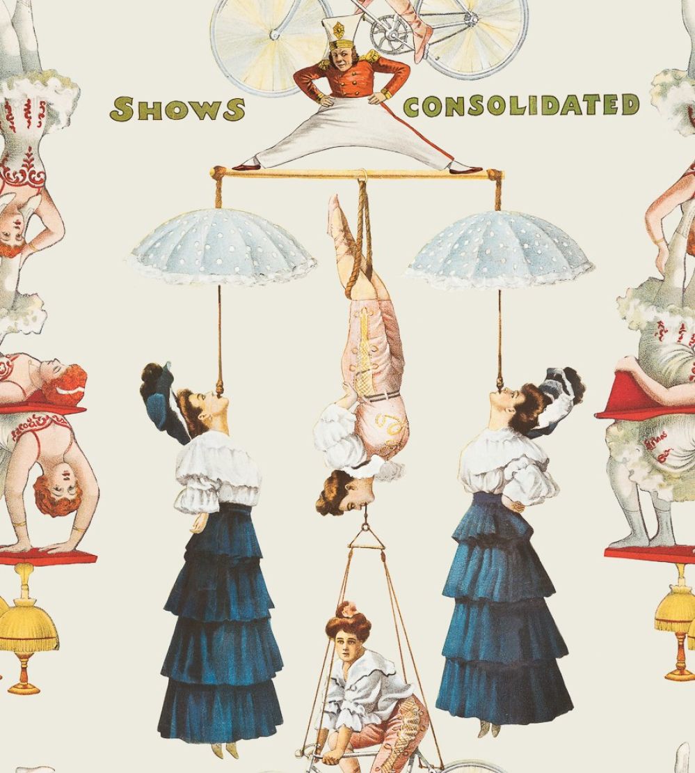 The Great Show Wallpaper by MINDTHEGAP Beige